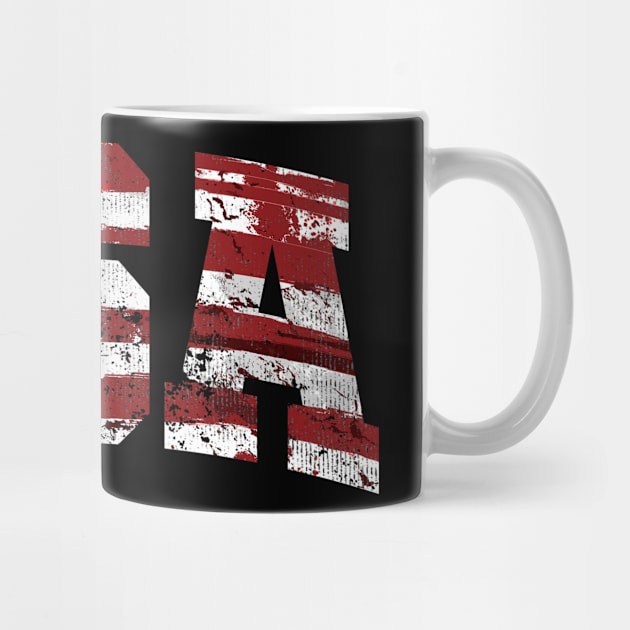 USA American Flag Vintage by KAWAIITEE